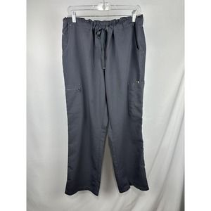 Figs Grey Scrub Pants With Stain And Bleach Size Large